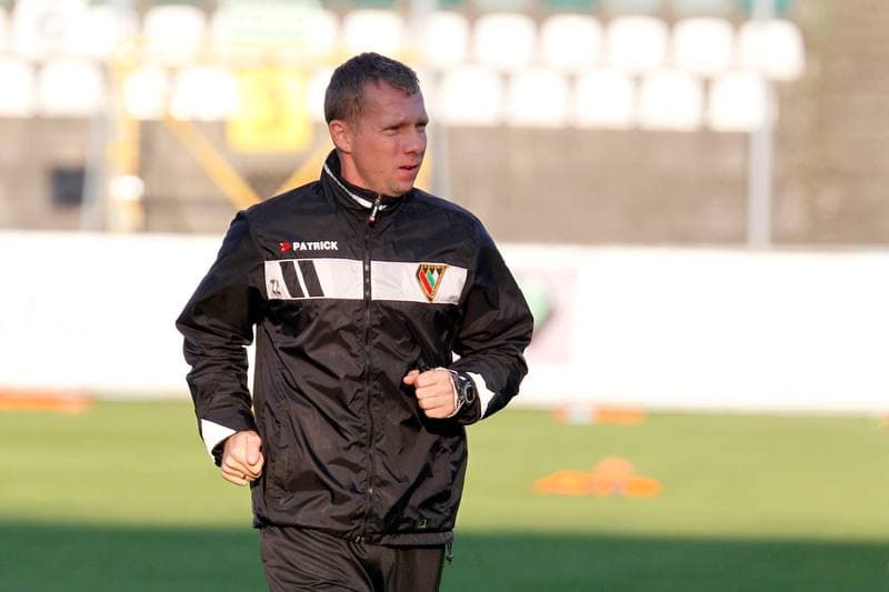Football. Zaglebie Sosnowiec. Training. 22.09.2016