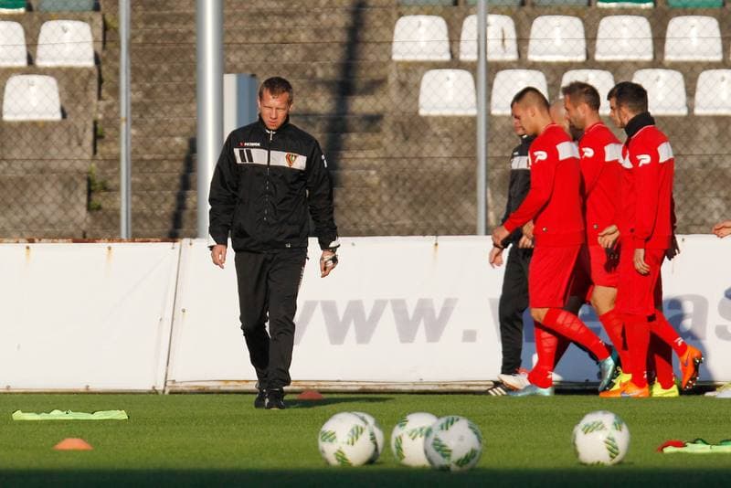 Football. Zaglebie Sosnowiec. Training. 22.09.2016