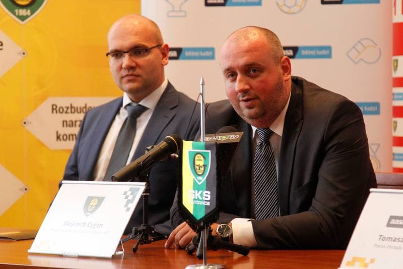Football. GKS Katowice. Press Conference. 23.09.2016