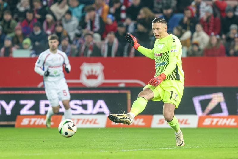 Football. PKO BP Ekstraklasa. Gornik Zabrze - Cracovia Krakow. 28.02.2025