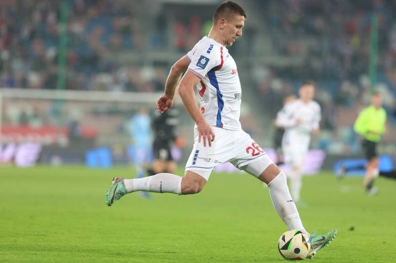 Football. PKO BP Ekstraklasa. Gornik Zabrze - Cracovia Krakow. 28.02.2025