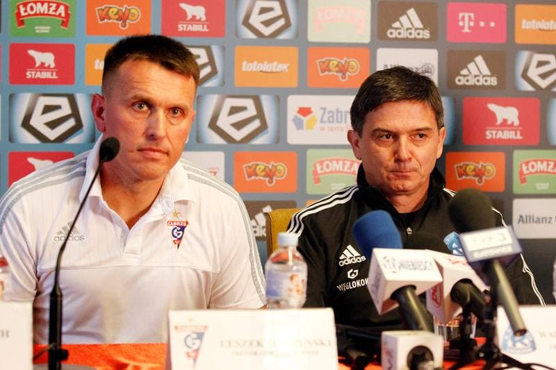Football. Gornik Zabrze. Press Conference. 18.02.2016