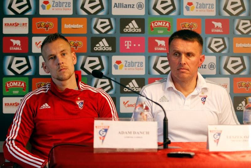 Football. Gornik Zabrze. Press Conference. 18.02.2016