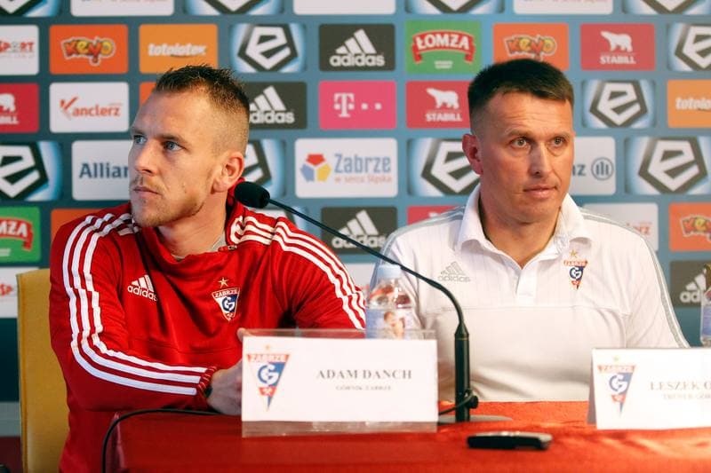 Football. Gornik Zabrze. Press Conference. 18.02.2016