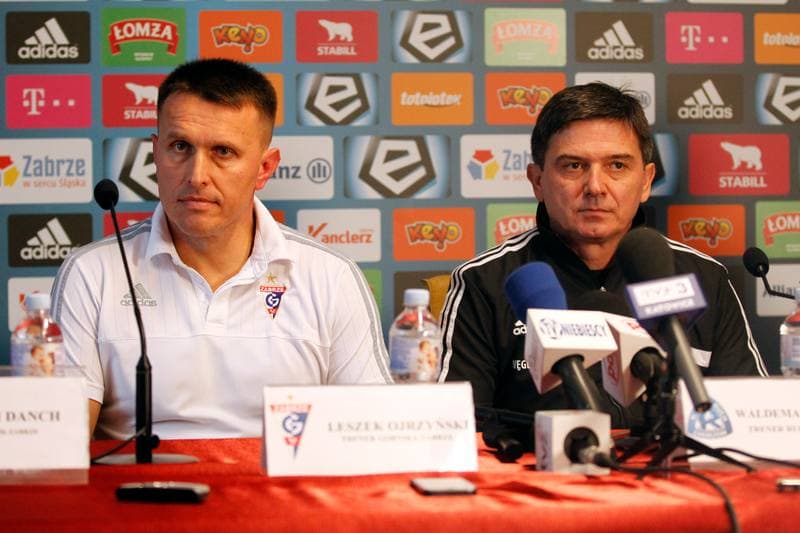 Football. Gornik Zabrze. Press Conference. 18.02.2016