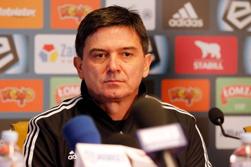 Football. Gornik Zabrze. Press Conference. 18.02.2016