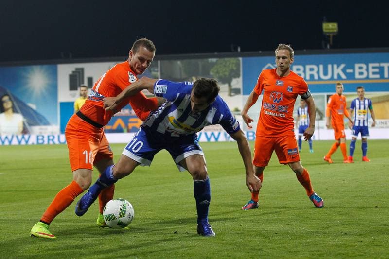 Football. Lotto Ekstraklasa. Bruk-Bet Termalica Nieciecza - Wisla Plock. 23.09.2016