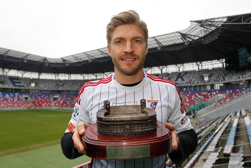 Football. Gornik Zabrze. Press Conference. 17.02.2016