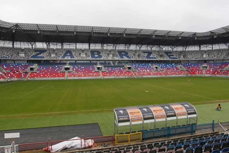 Football. Gornik Zabrze. Press Conference. 17.02.2016