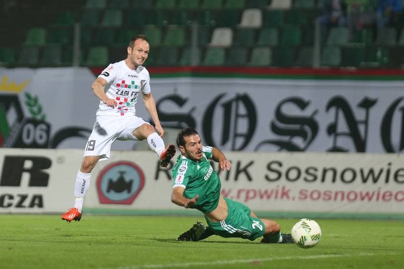 Football. I Liga. Zaglebie Sosnowiec - Olimpia Grudziadz. 24.09.2016