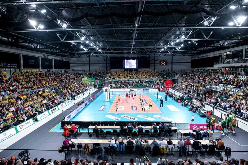 Volleyball. PlusLiga. Aluron CMC Warta Zawiercie - Asseco Resovia Rzeszow. 29.03.2025