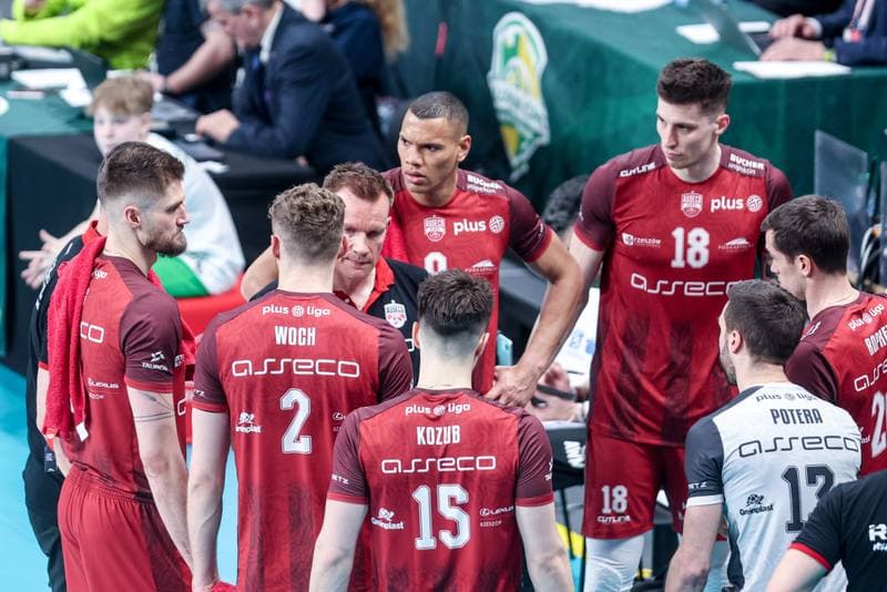 Volleyball. PlusLiga. Aluron CMC Warta Zawiercie - Asseco Resovia Rzeszow. 29.03.2025