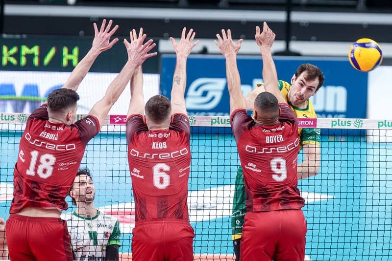 Volleyball. PlusLiga. Aluron CMC Warta Zawiercie - Asseco Resovia Rzeszow. 29.03.2025