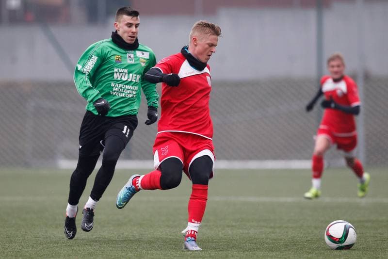Football. I Liga. Rozwoj Katowice - Polonia Bytom. 13.02.2016