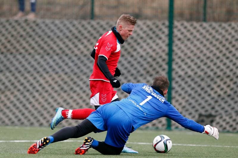 Football. I Liga. Rozwoj Katowice - Polonia Bytom. 13.02.2016