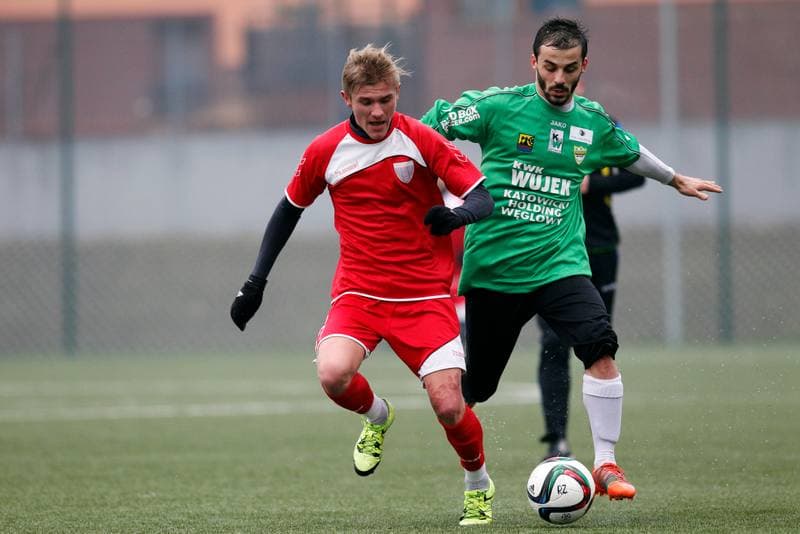 Football. I Liga. Rozwoj Katowice - Polonia Bytom. 13.02.2016