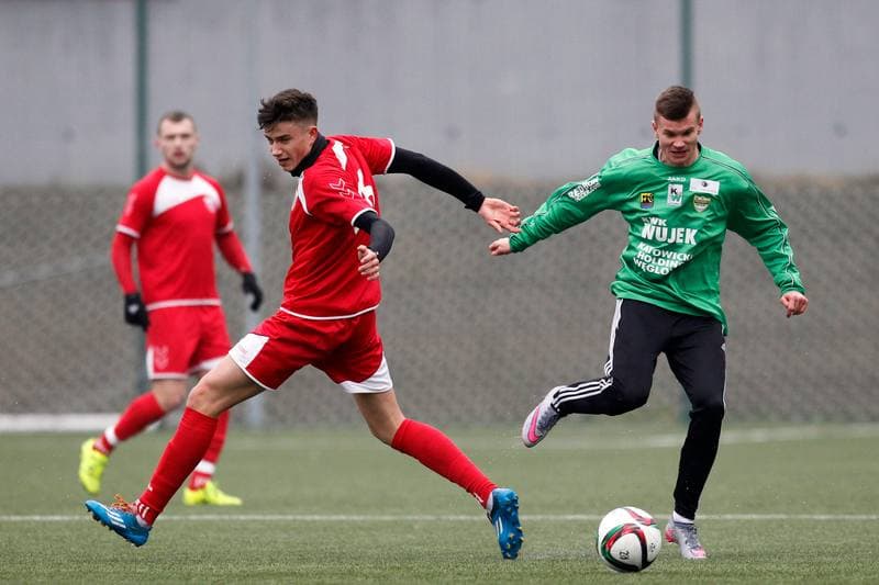 Football. I Liga. Rozwoj Katowice - Polonia Bytom. 13.02.2016