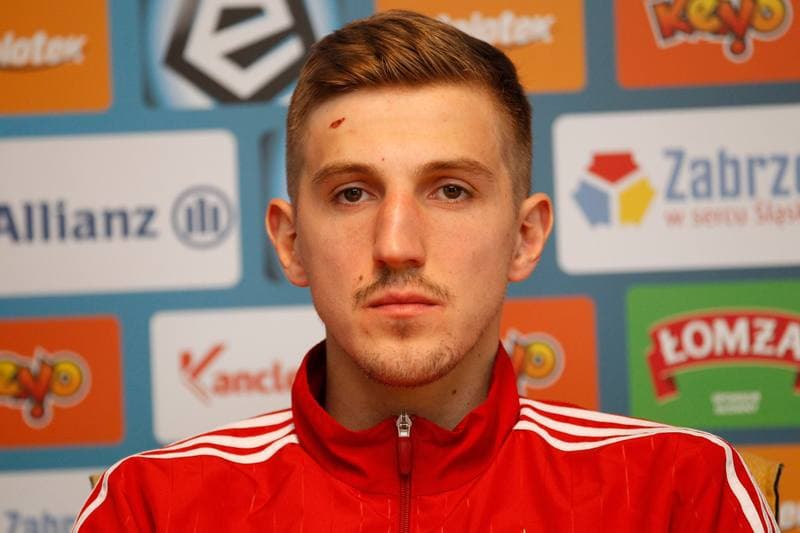 Football. Gornik Zabrze. Press Conference. 11.02.2016
