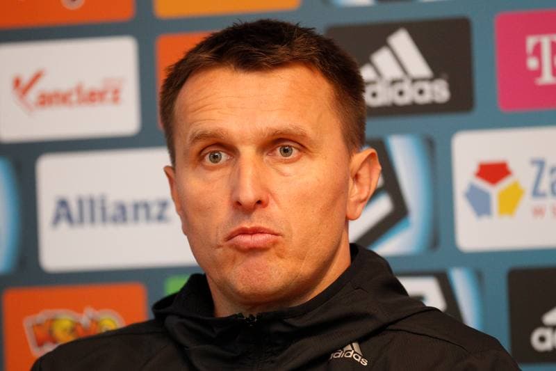 Football. Gornik Zabrze. Press Conference. 11.02.2016