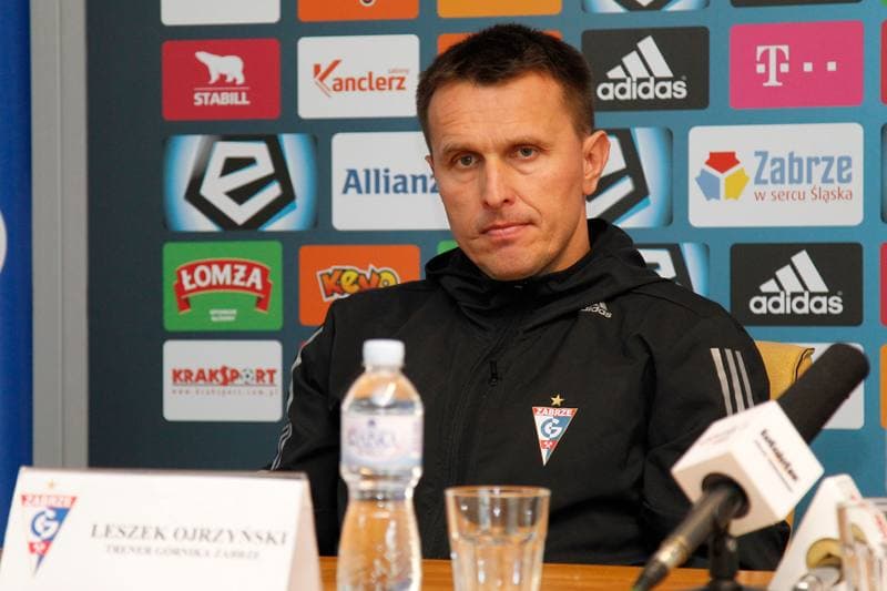 Football. Gornik Zabrze. Press Conference. 11.02.2016