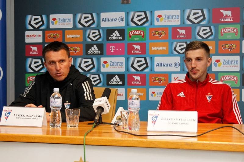 Football. Gornik Zabrze. Press Conference. 11.02.2016
