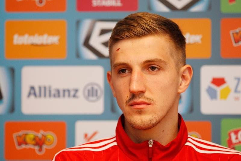 Football. Gornik Zabrze. Press Conference. 11.02.2016
