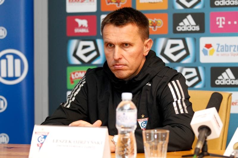 Football. Gornik Zabrze. Press Conference. 11.02.2016