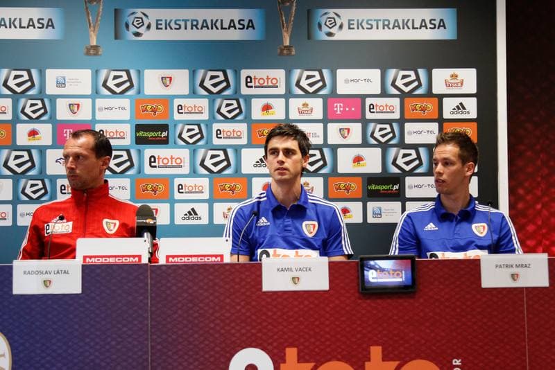 Football. Piast Gliwice. Press Conference. 10.02.2016