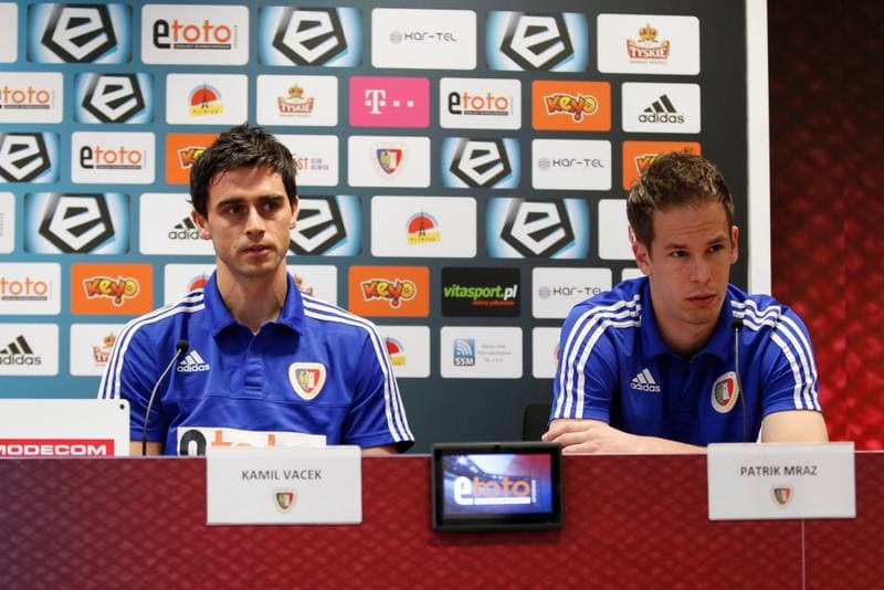 Football. Piast Gliwice. Press Conference. 10.02.2016