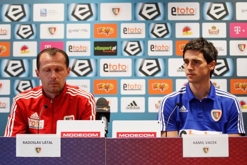 Football. Piast Gliwice. Press Conference. 10.02.2016