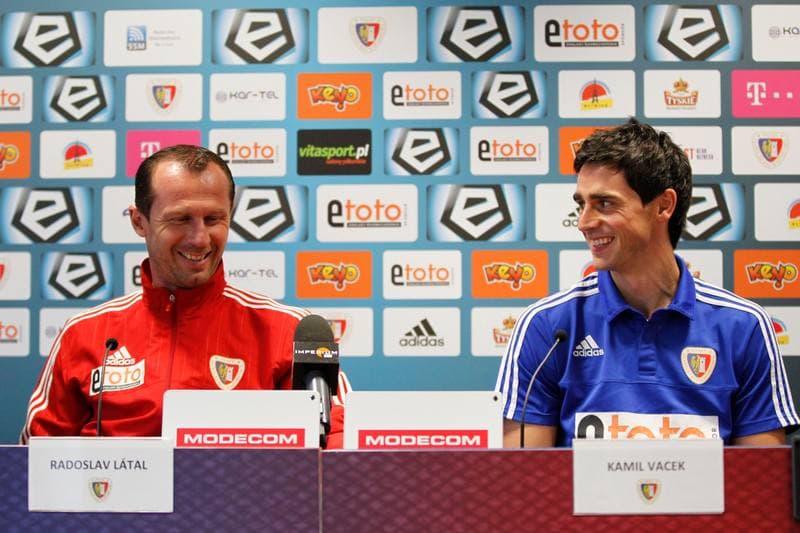 Football. Piast Gliwice. Press Conference. 10.02.2016