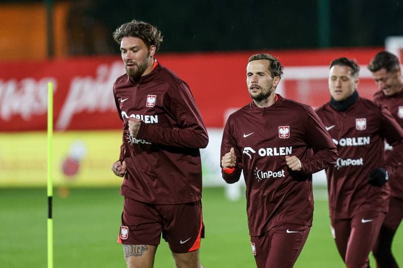 Football. Poland national team. Training. 06.10.2025