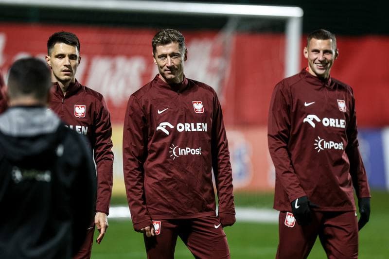 Football. Poland national team. Training. 06.10.2025