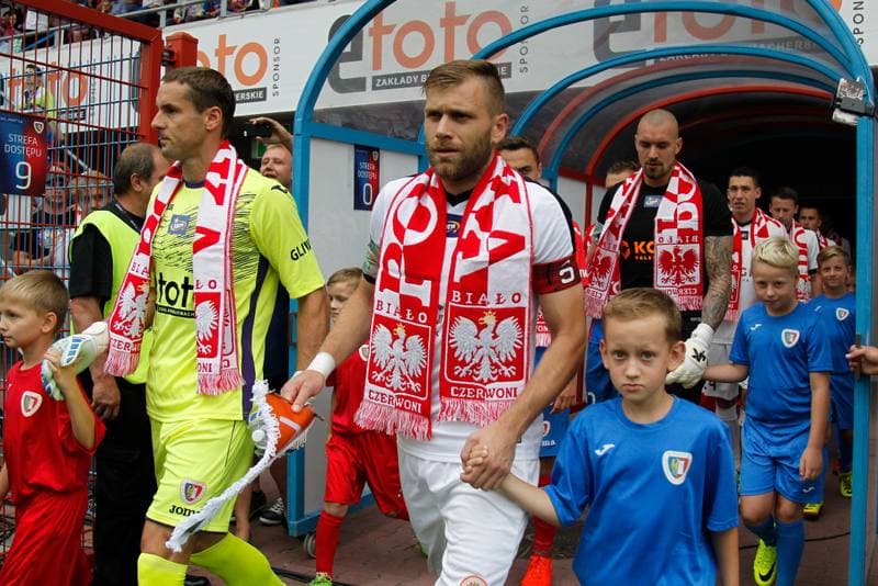 Football. Lotto Ekstraklasa. Piast Gliwice - Zaglebie Lubin. 14.08.2016