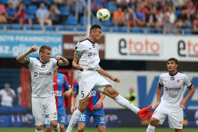 Football. Lotto Ekstraklasa. Piast Gliwice - Zaglebie Lubin. 14.08.2016