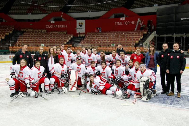 Ice Hockey. Women's Friendly Match. Poland - Hungary. 05.02.2016