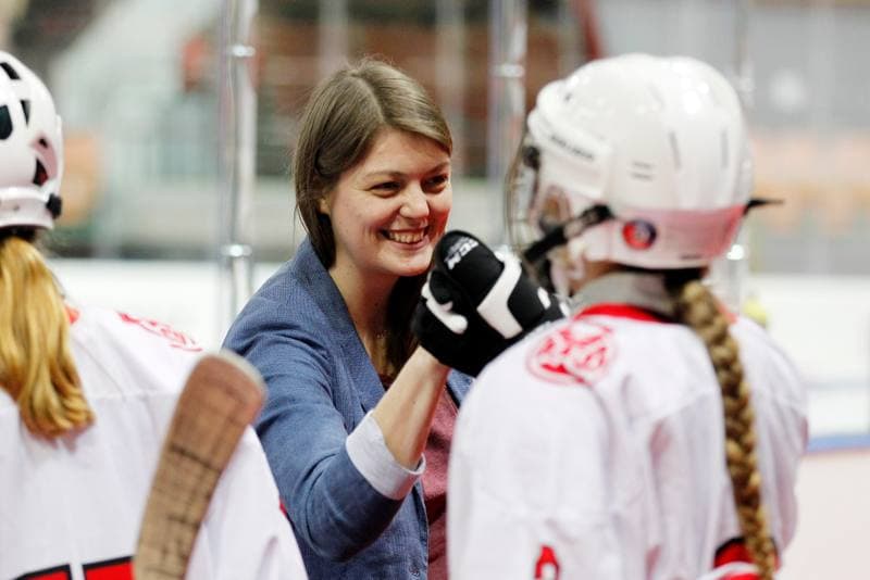 Ice Hockey. Women's Friendly Match. Poland - Hungary. 05.02.2016