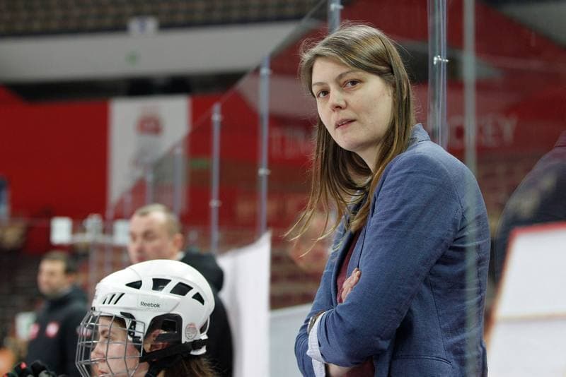 Ice Hockey. Women's Friendly Match. Poland - Hungary. 05.02.2016