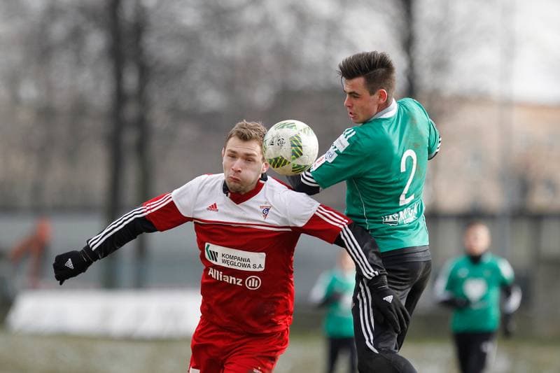 Football. Sparing. Gornik Zabrze - GKS Katowice. 05.02.2016