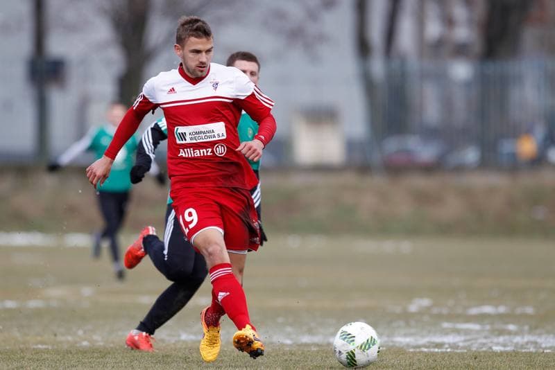 Football. Sparing. Gornik Zabrze - GKS Katowice. 05.02.2016