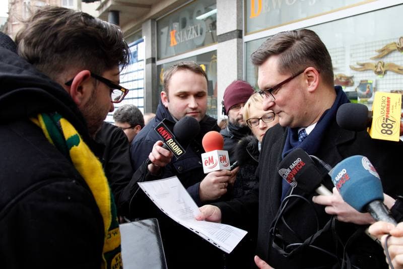 Ice Hockey. Poland. Press Conference. 04.02.2016