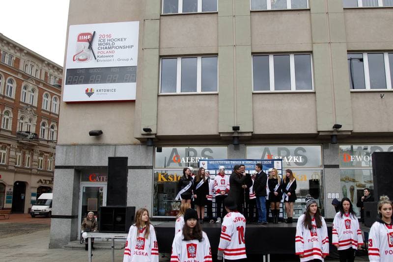 Ice Hockey. Poland. Press Conference. 04.02.2016