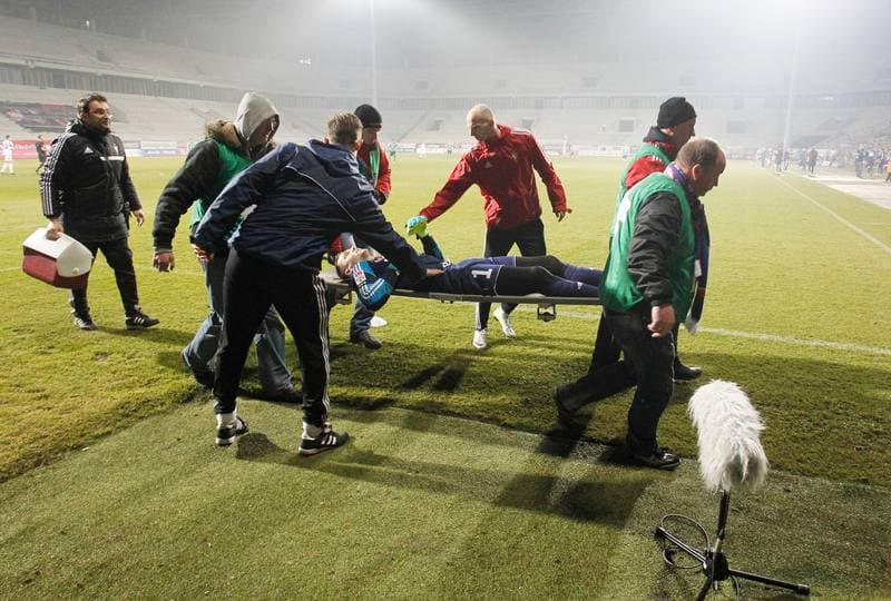 Football. T-Mobile Ekstraklasa. Gornik Zabrze - Legia Warsaw. 22.02.2014