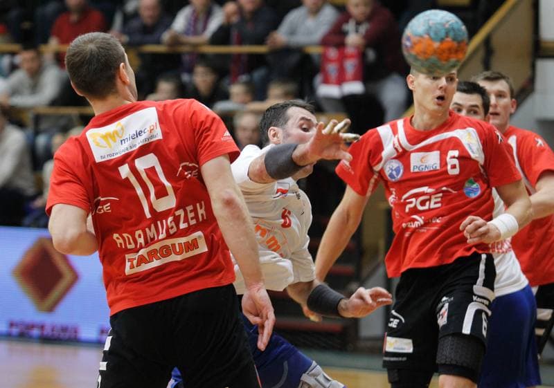 Handball. PGNiG Superliga. Gornik Zabrze - Stal Mielec. 12.02.2014
