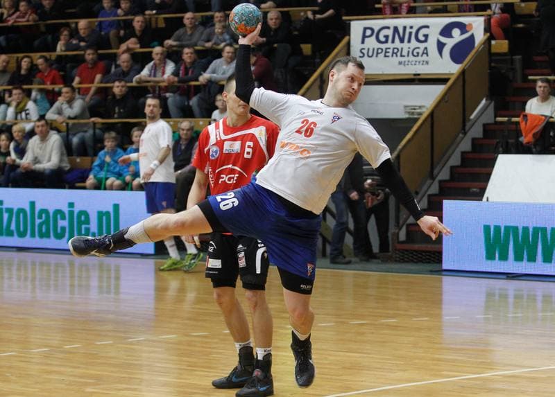 Handball. PGNiG Superliga. Gornik Zabrze - Stal Mielec. 12.02.2014