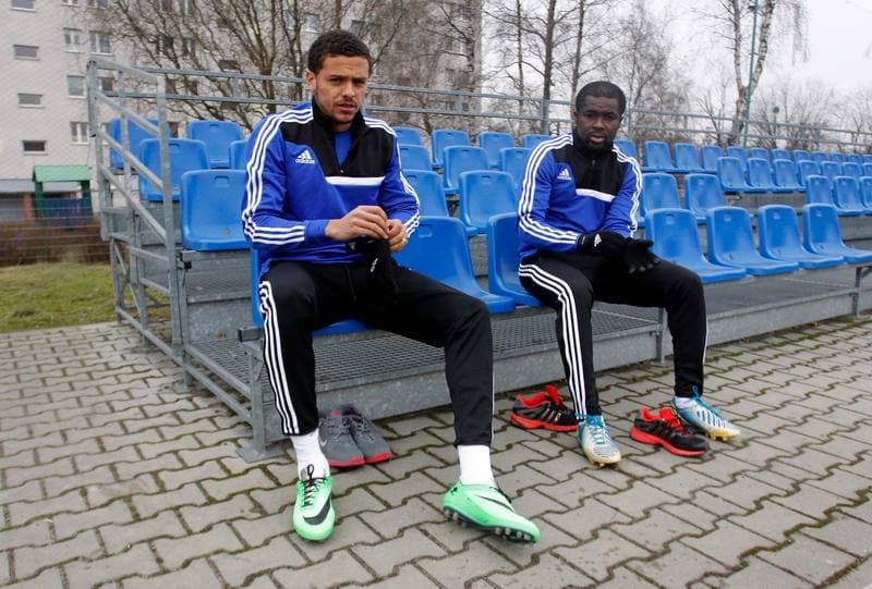 Football. Piast Gliwice. Training. 06.02.2014