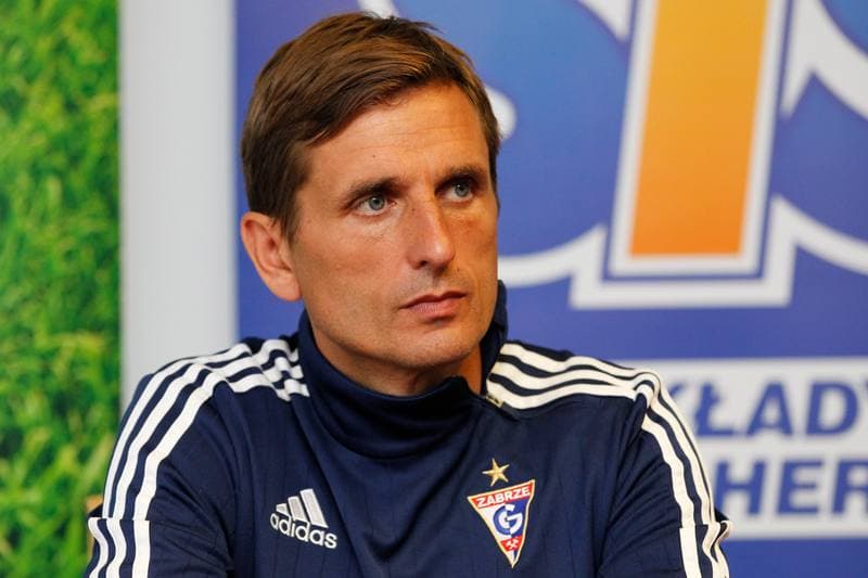 Football. Gornik Zabrze. Press Conference. 18.08.2016