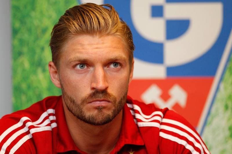 Football. Gornik Zabrze. Press Conference. 18.08.2016