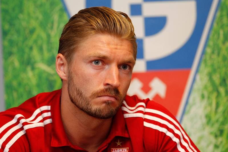 Football. Gornik Zabrze. Press Conference. 18.08.2016