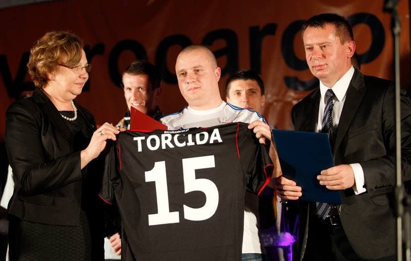 Football. Gornik Zabrze. Team Presentation. 08.02.2014